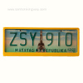 Customed ABS License plate frame